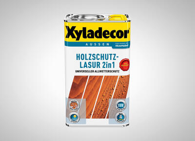 Xyladecor Holzschutz-Lasur 2in1 2,5 l
