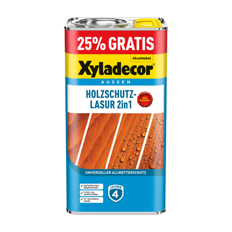 Xyladecor Holzschutz Lasur 2in1 5l