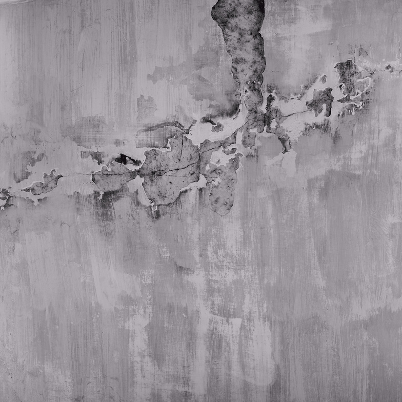 Vliestapete Loft III Digitaldruck - Kellerwand Zementgrau