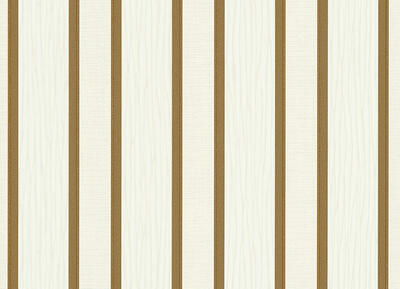 Vliestapete SPOTLIGHT - Streifen Gold/Weiß