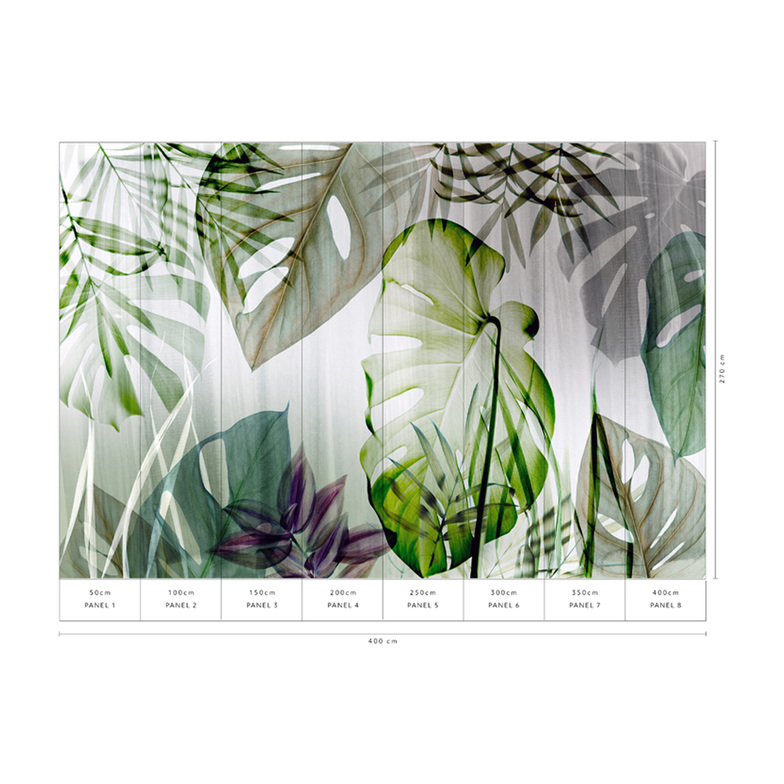 ELLE Decoration Digitaldruck - Tropical Lights Grünvariation