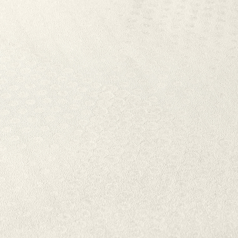 Vliestapete New Walls - Rhombenmuster/Punkte Weiß/Silber