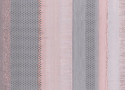 Vliestapete - Streifen Altrosa/Grau