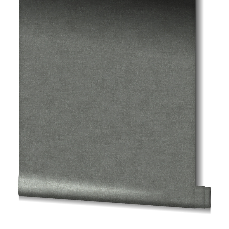 Vliestapete Shadow/Oase/Smart Art Basic - Uni Leinen fein gewebt Grau