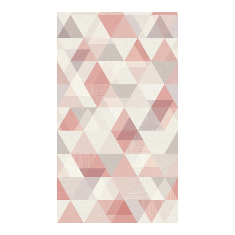 Lebenswelten Digitaldruck - Triangle Rosé/Creme