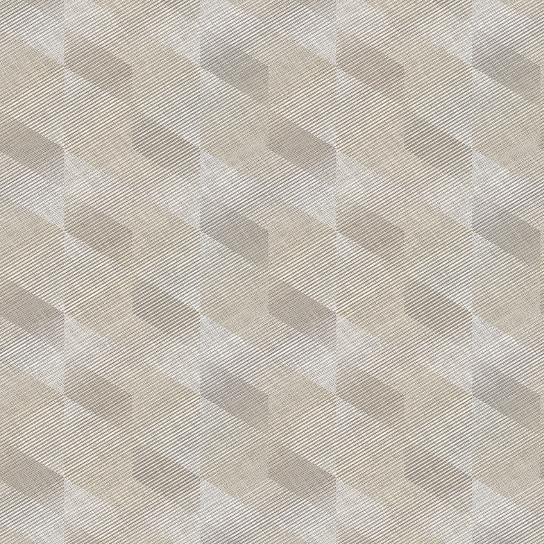 Vliestapete Affinity - 3D Grafik Rhombus Sand
