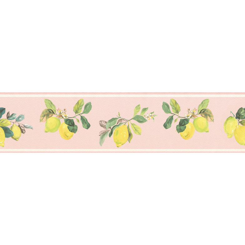 Papierbordüre Petite Fleur 5 - Lemon Rose-Natural Colors