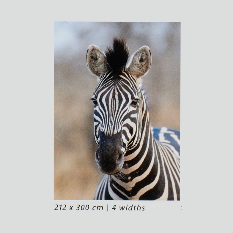Outback 2 Digitaldruck - Zebra Schwarz/Weiß