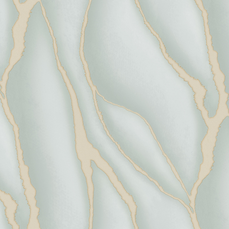 Vliestapete ELLE Decoration 3 - Flow Pastellgrün