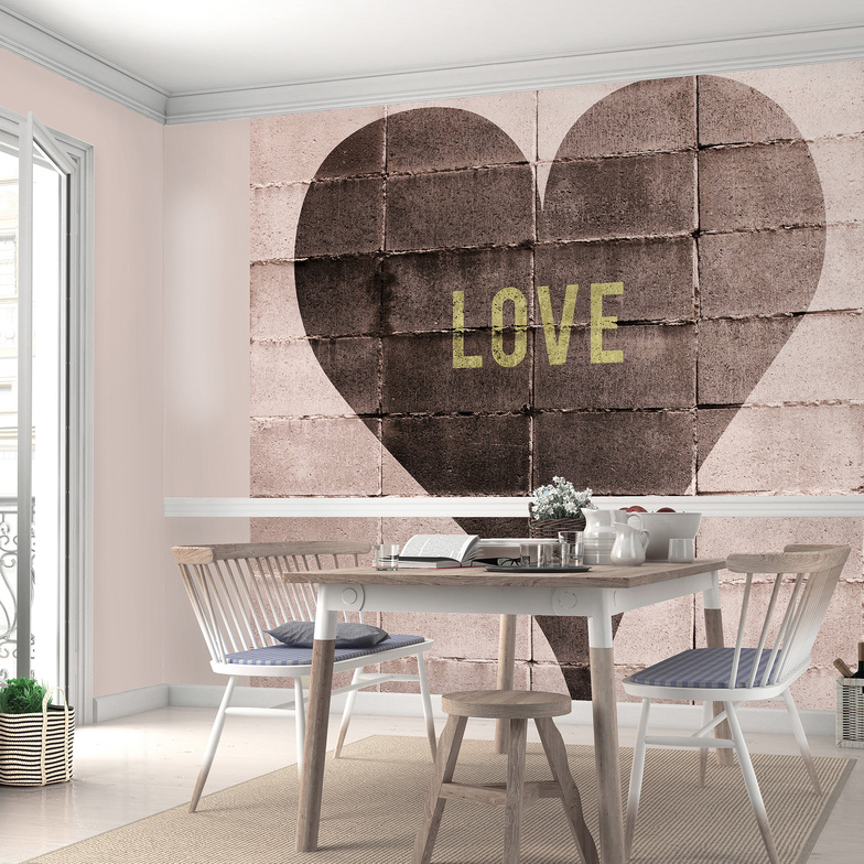 ELLE Decoration 3 Digitaldruck - Heart of Stone Rosé