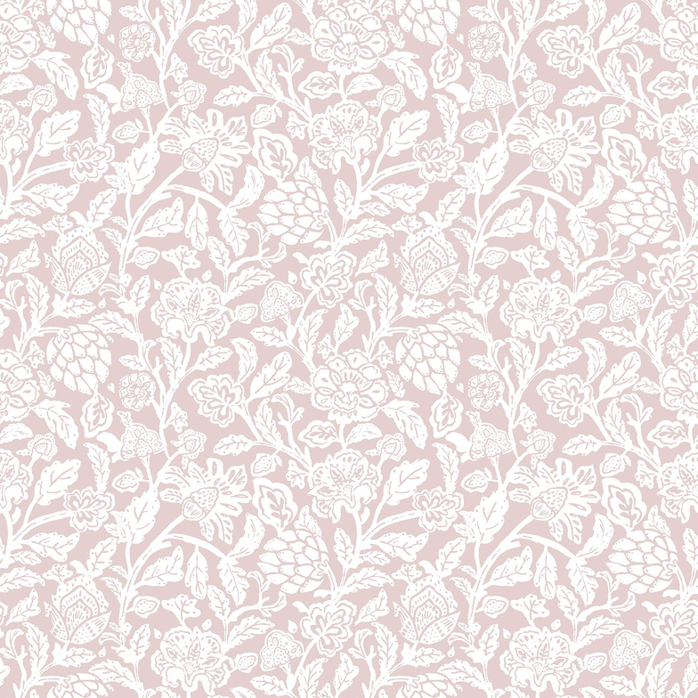 Vliestapete Primavera - Exotic Weiß/Rosa