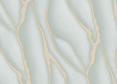 Vliestapete ELLE Decoration 3 - Flow Pastellgrün