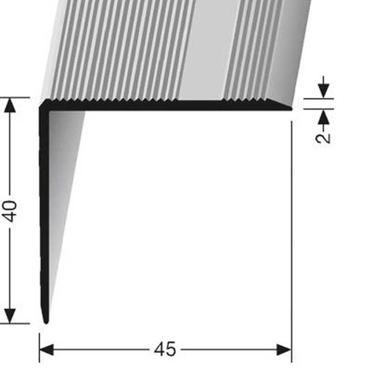Küberit Treppenkantenprofil 229 Länge 250 cm