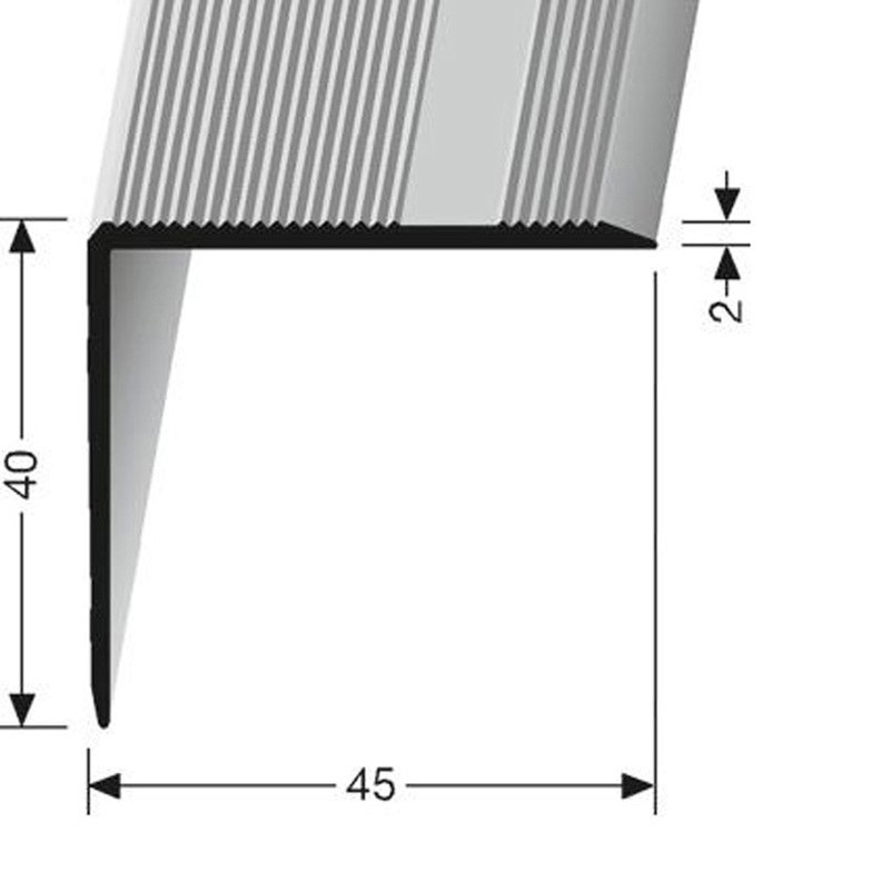 Küberit Treppenkantenprofil 229 Länge 2,5 m