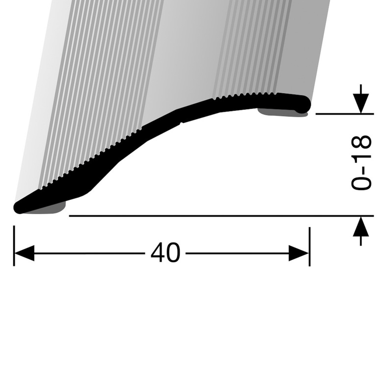 Küberit Rampenprofil 247SK Länge 270cm